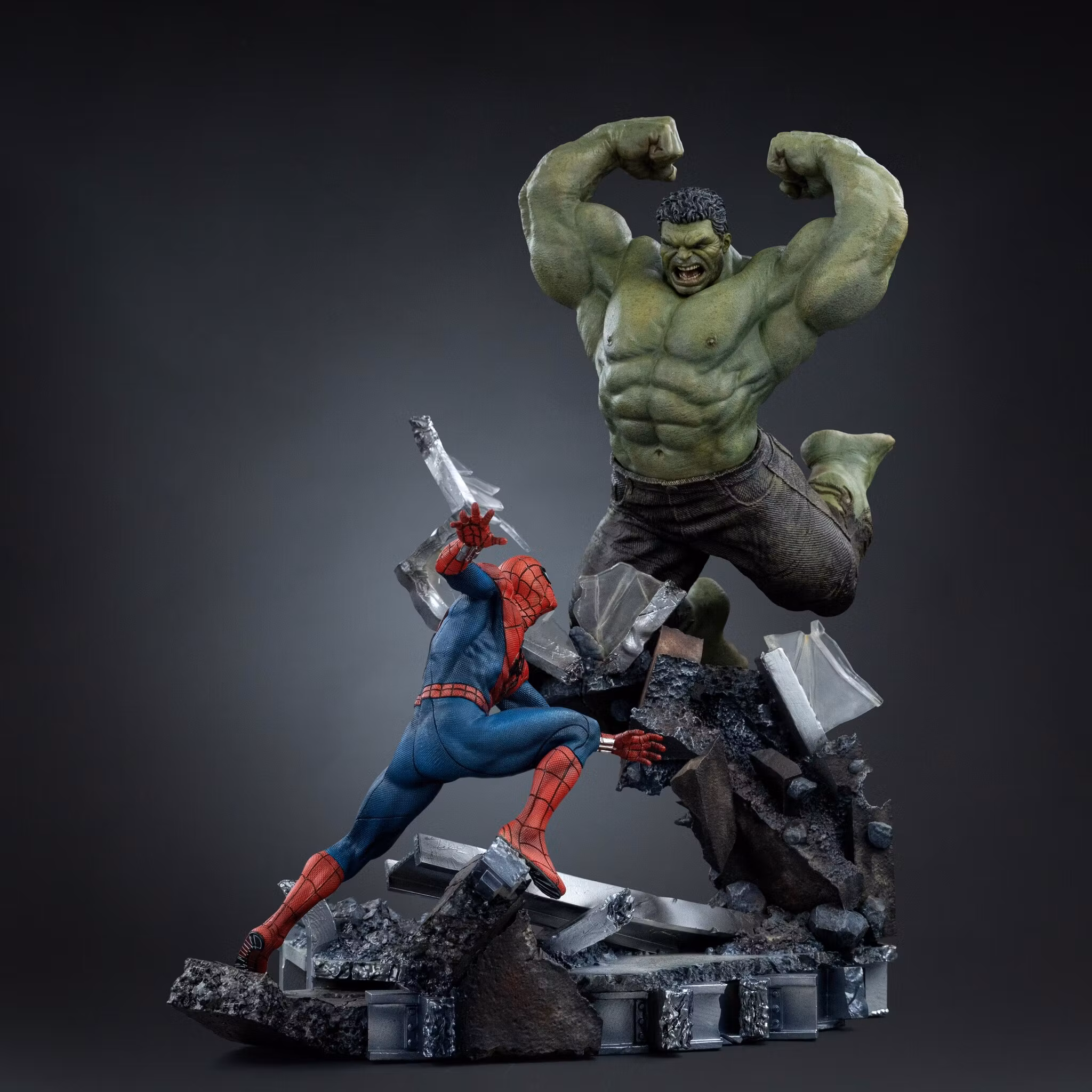 Spider-Man: Brand New Day Spider-Man vs Hulk 1/10 Art Scale Statue