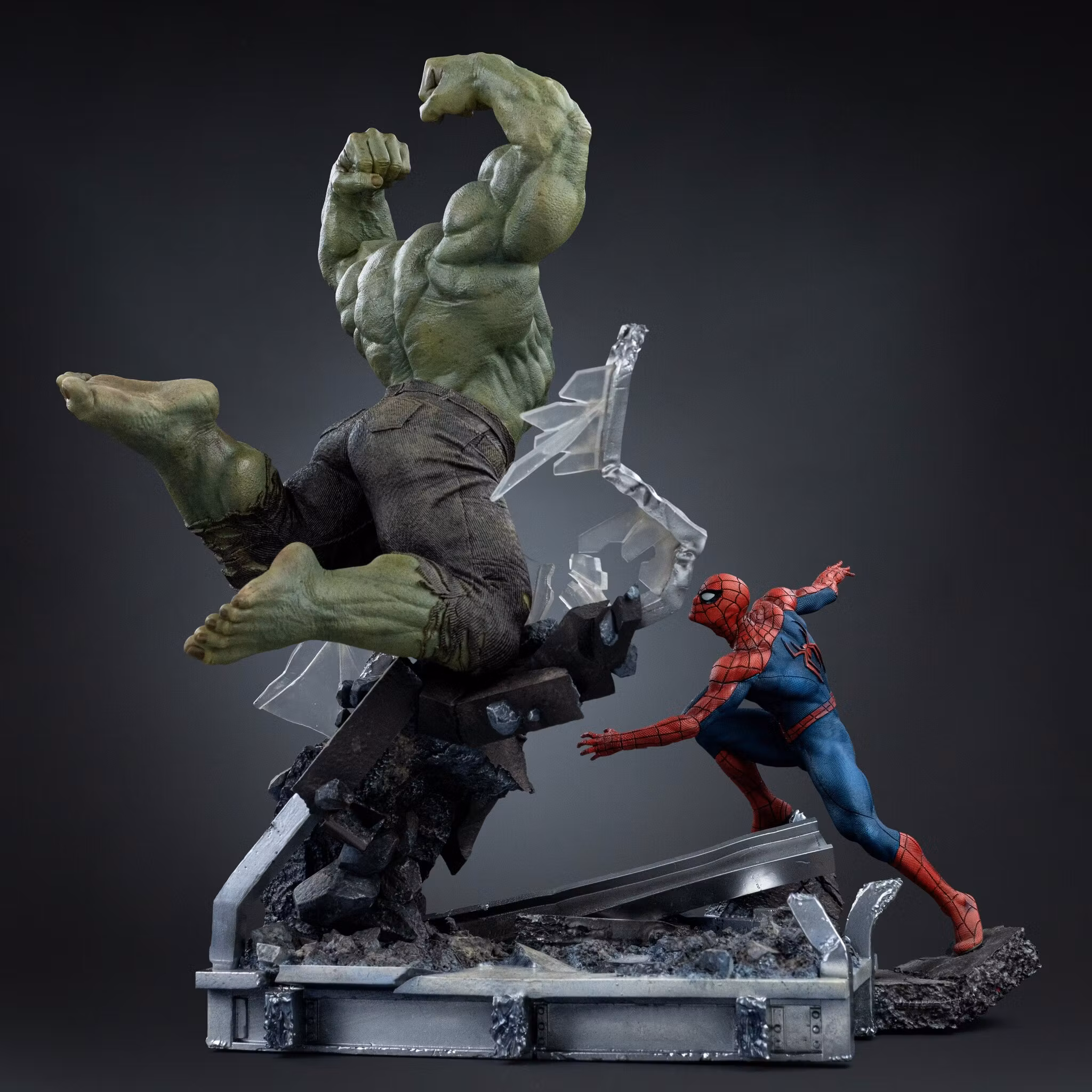 Spider-Man: Brand New Day Spider-Man vs Hulk 1/10 Art Scale Statue