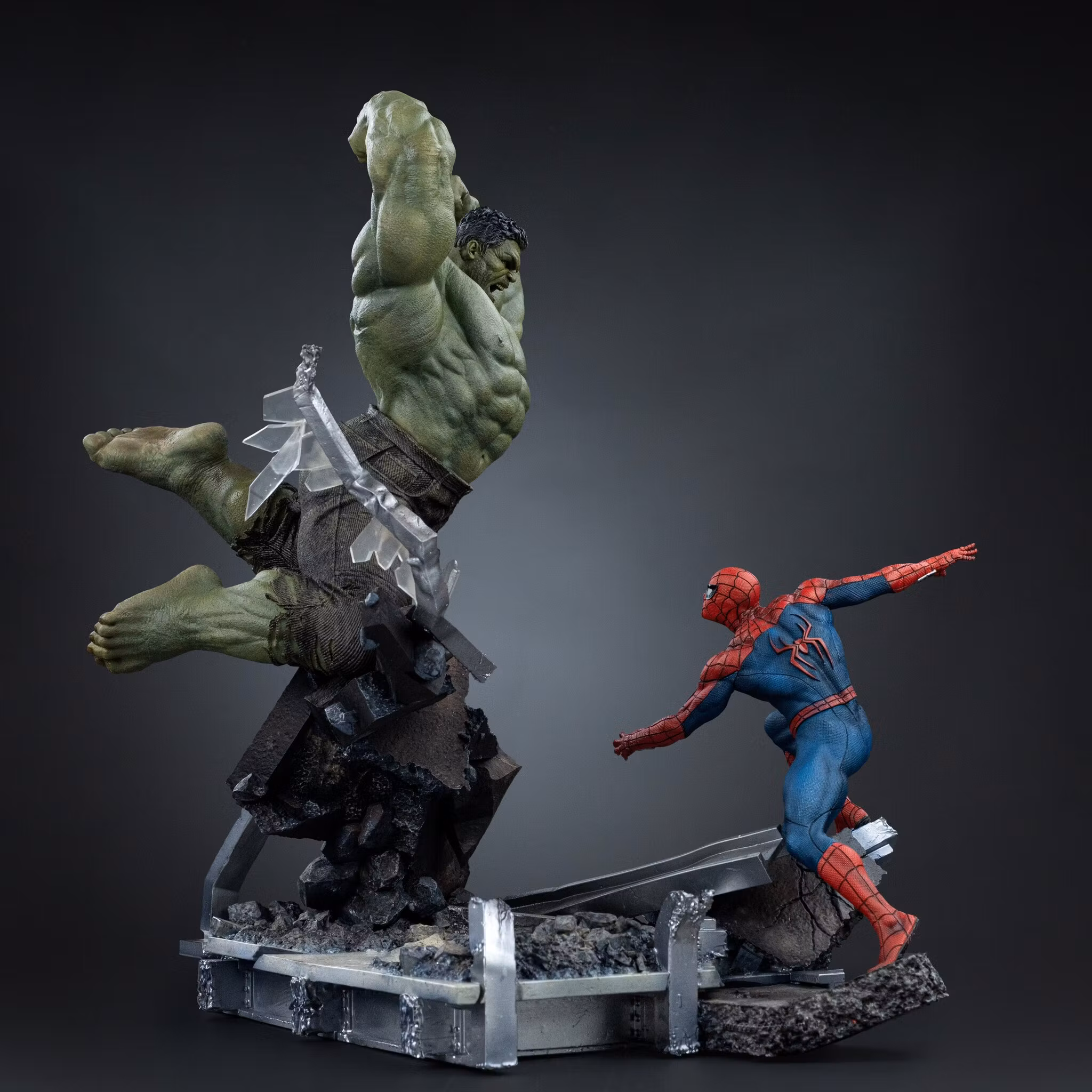 Spider-Man: Brand New Day Spider-Man vs Hulk 1/10 Art Scale Statue