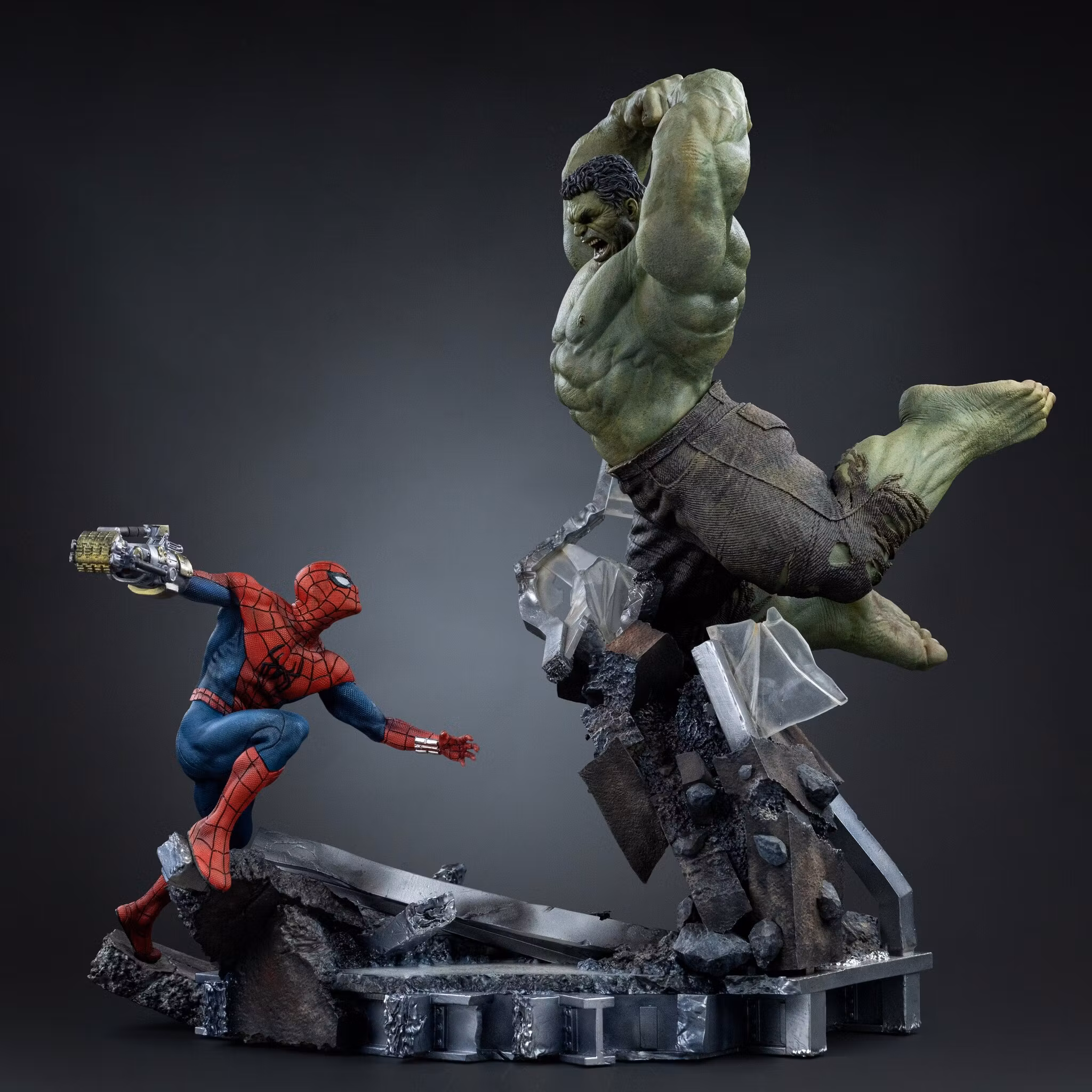 Spider-Man: Brand New Day Spider-Man vs Hulk 1/10 Art Scale Statue