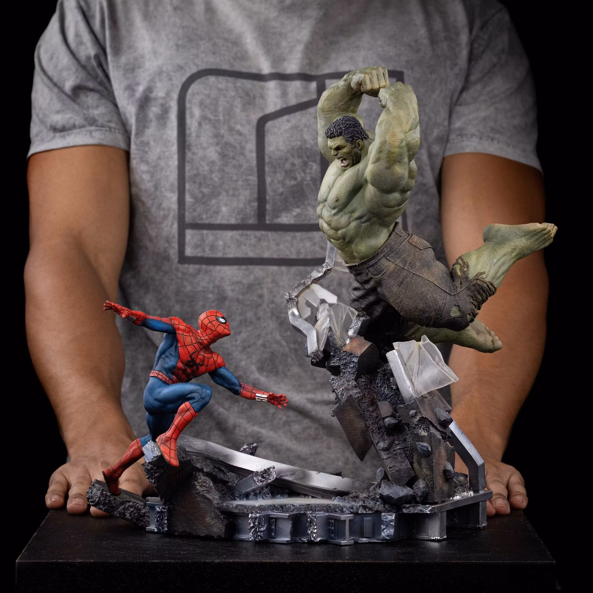 Spider-Man: Brand New Day Spider-Man vs Hulk 1/10 Art Scale Statue