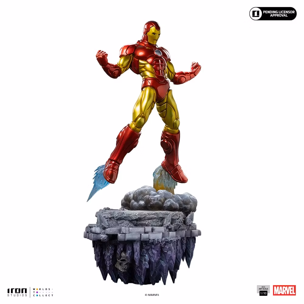 The Infinity Gauntlet Battle Diorama Series Iron Man 1/10 Art Scale Statue