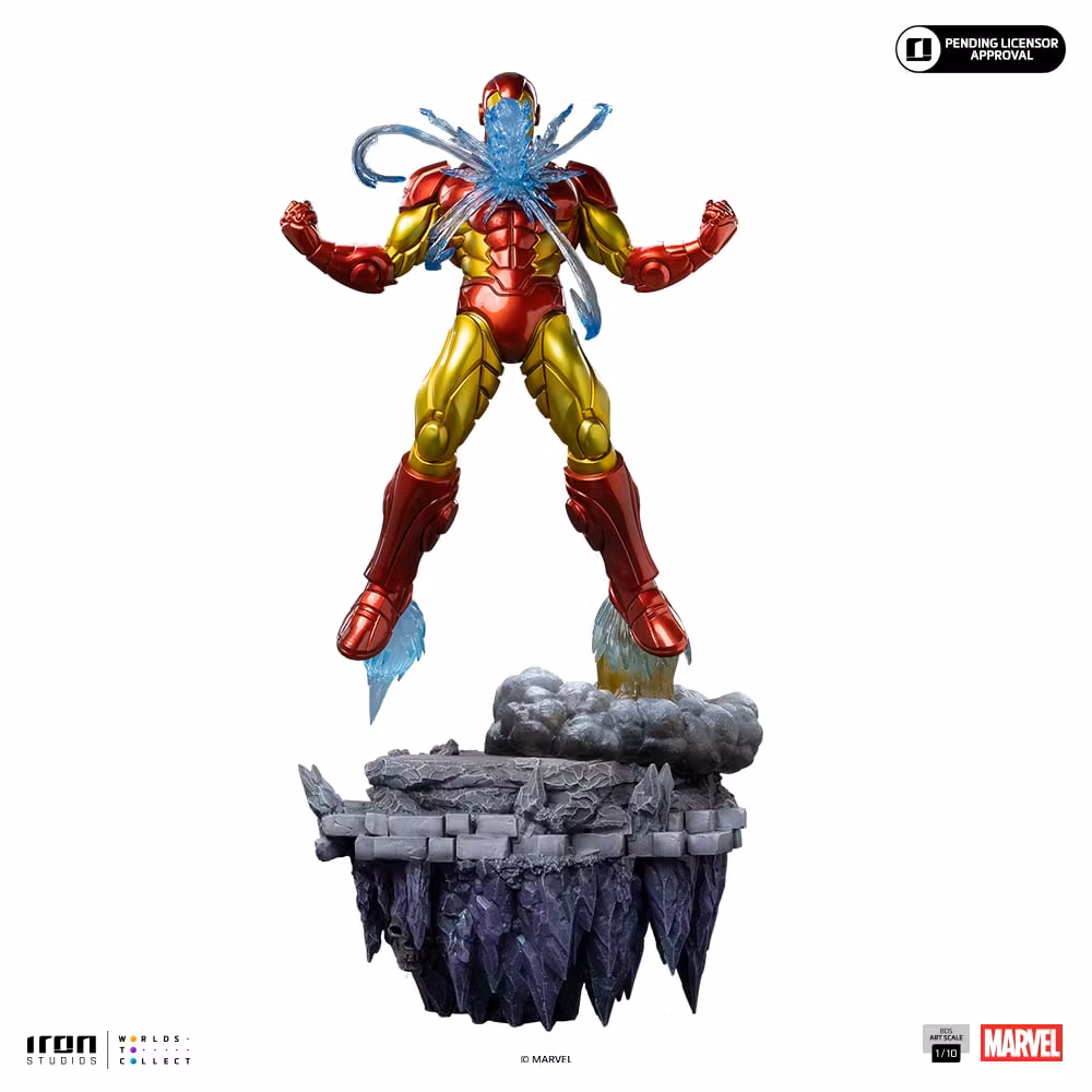The Infinity Gauntlet Battle Diorama Series Iron Man 1/10 Art Scale Statue