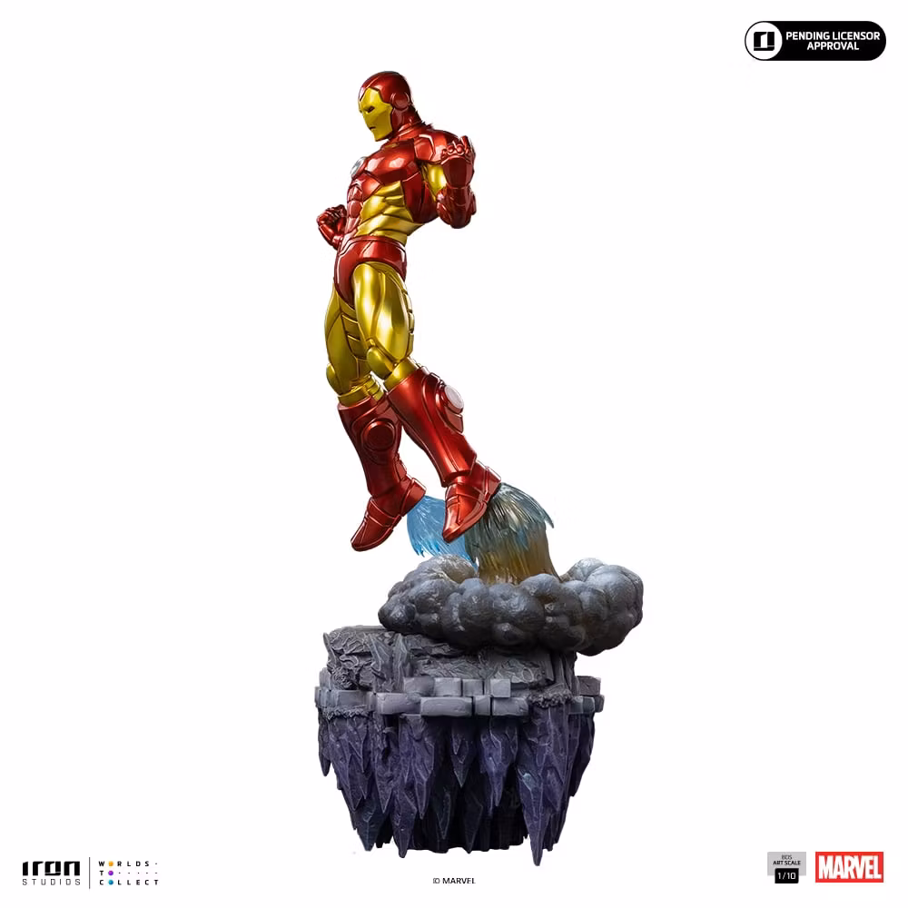 The Infinity Gauntlet Battle Diorama Series Iron Man 1/10 Art Scale Statue