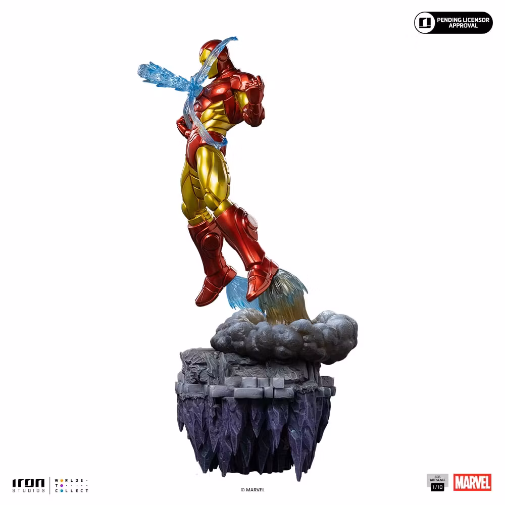 The Infinity Gauntlet Battle Diorama Series Iron Man 1/10 Art Scale Statue