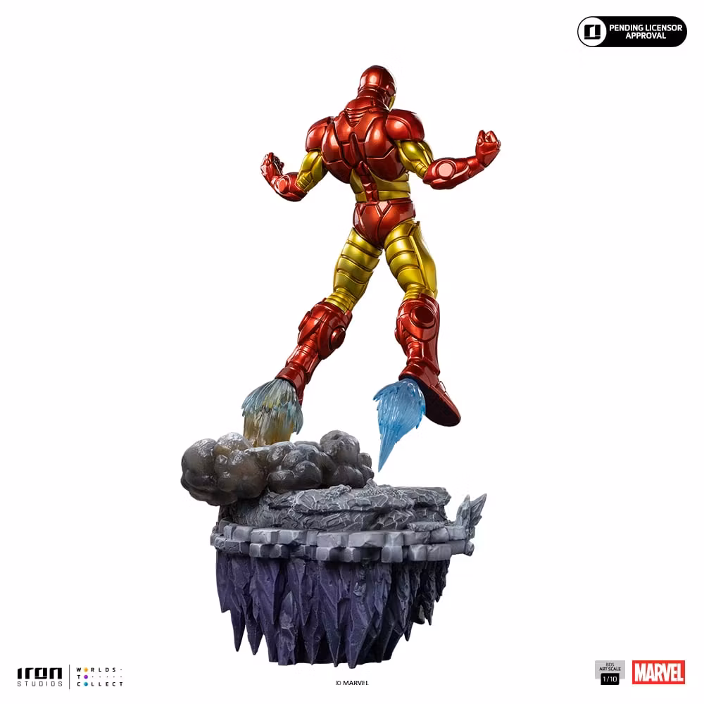 The Infinity Gauntlet Battle Diorama Series Iron Man 1/10 Art Scale Statue