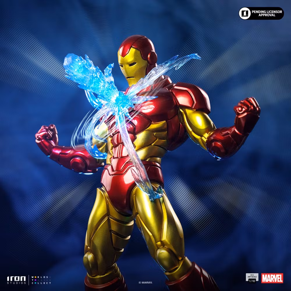 The Infinity Gauntlet Battle Diorama Series Iron Man 1/10 Art Scale Statue