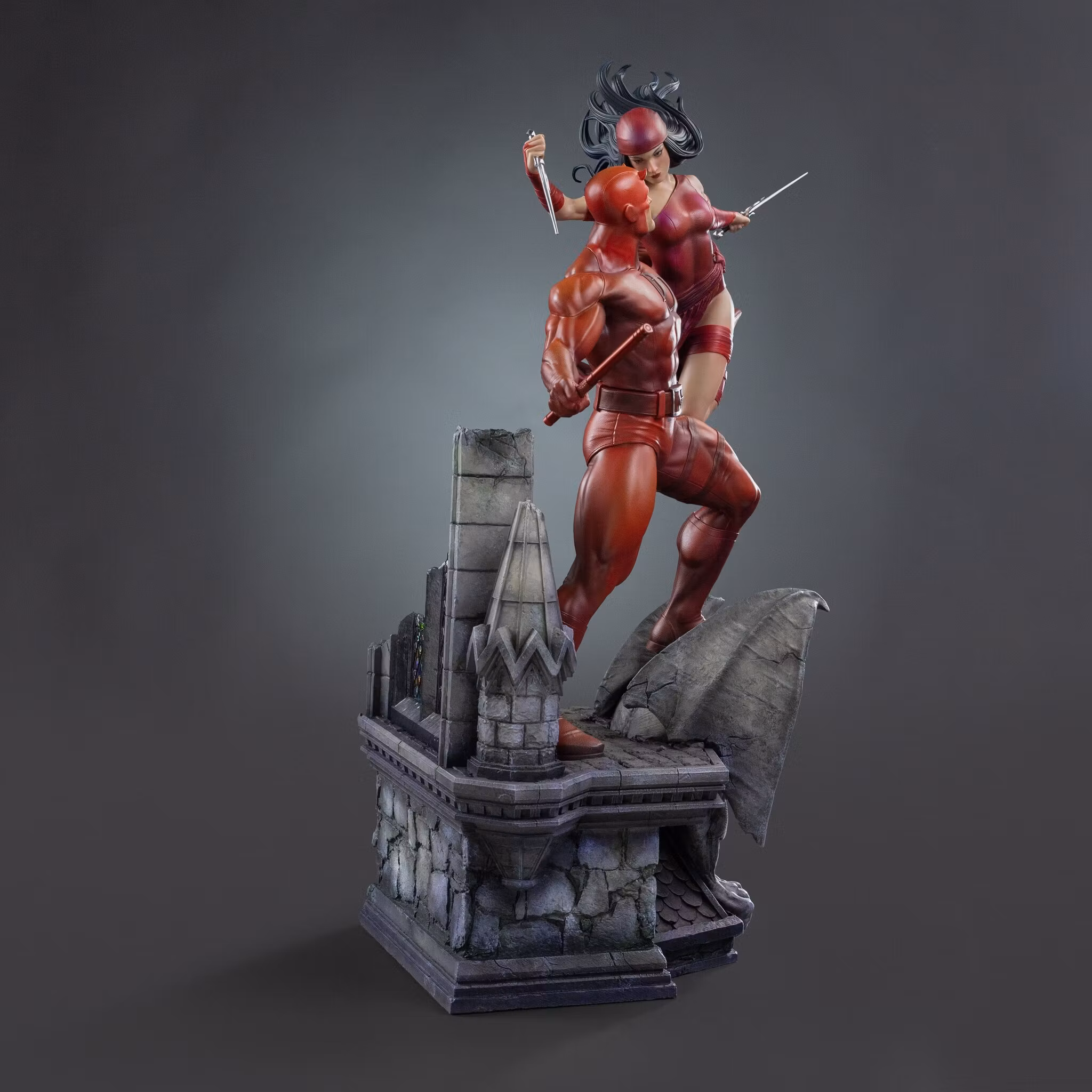Marvel Comics Daredevil and Elektra 1/6 Scale Limited Edition Diorama