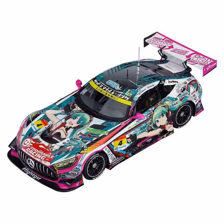 Hatsune Miku GT Project Vehicle 1/43 Good Smile Hatsune Miku AMG 2020 SUPER GT Okayama Test Ver.