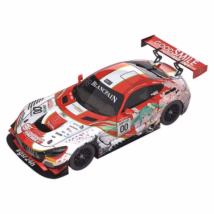 Hatsune Miku GT Project Vehicle 1/43 Good Smile Hatsune Miku AMG 2017 SPA24H Ver.