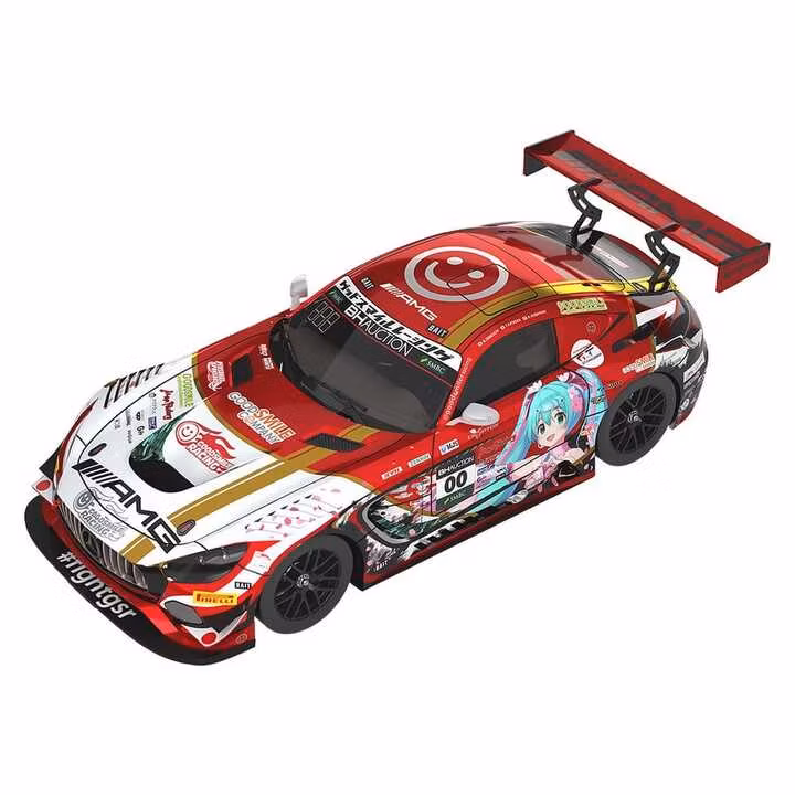 Hatsune Miku GT Project Vehicle 1/43 Mercedes-AMG Team Good Smile 2019 Suzuka 10Hours Ver.