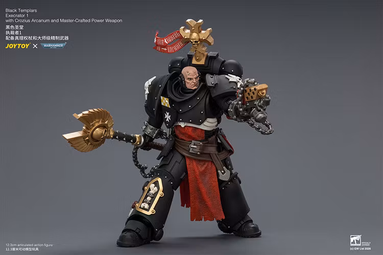 Warhammer 40,000 Black Templars Execrator 1 1/18 Scale Action Figure