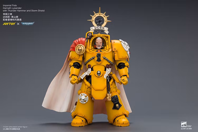 Warhammer 40,000 Imperial Fists Darnath Lysander 1/18 Scale Action Figure