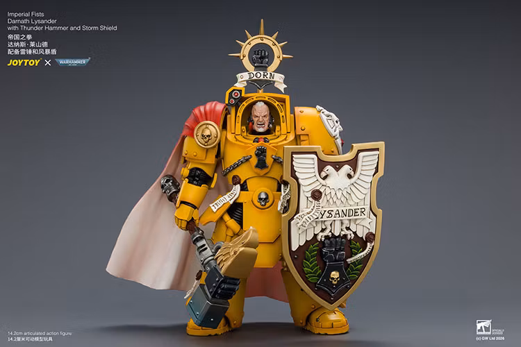 Warhammer 40,000 Imperial Fists Darnath Lysander 1/18 Scale Action Figure