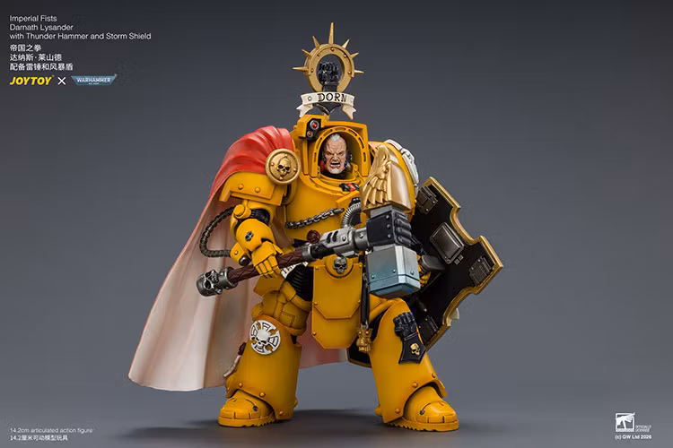 Warhammer 40,000 Imperial Fists Darnath Lysander 1/18 Scale Action Figure