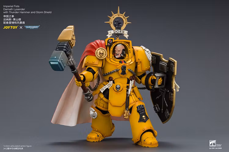 Warhammer 40,000 Imperial Fists Darnath Lysander 1/18 Scale Action Figure