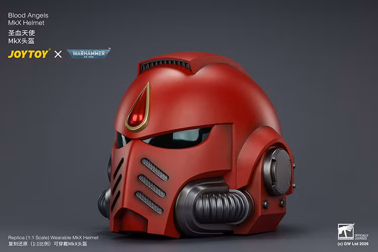 Warhammer 40,000 Blood Angels Mk X 1/1 Scale Helmet Replica