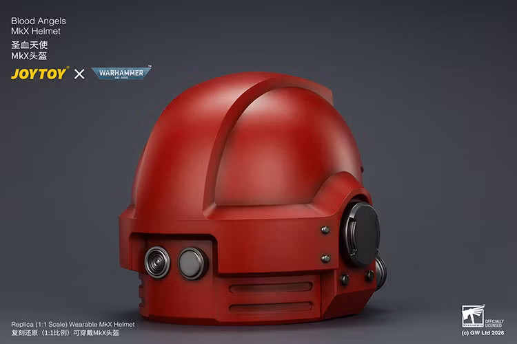 Warhammer 40,000 Blood Angels Mk X 1/1 Scale Helmet Replica