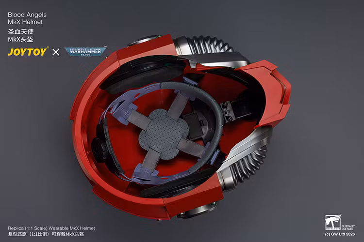 Warhammer 40,000 Blood Angels Mk X 1/1 Scale Helmet Replica