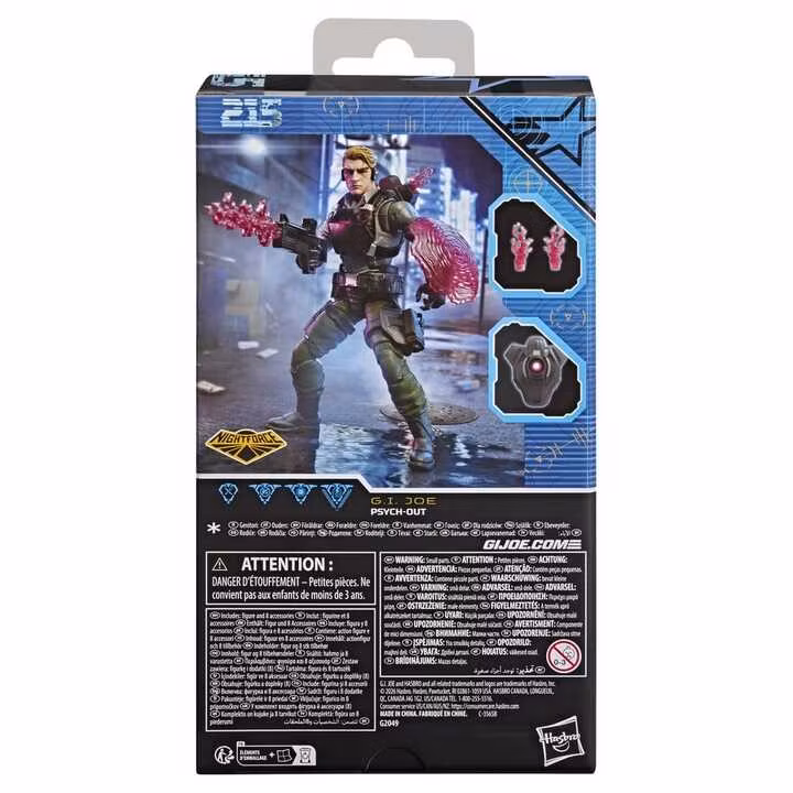 G.I. Joe Classified Series Action Figure Night Force: Psych-Out