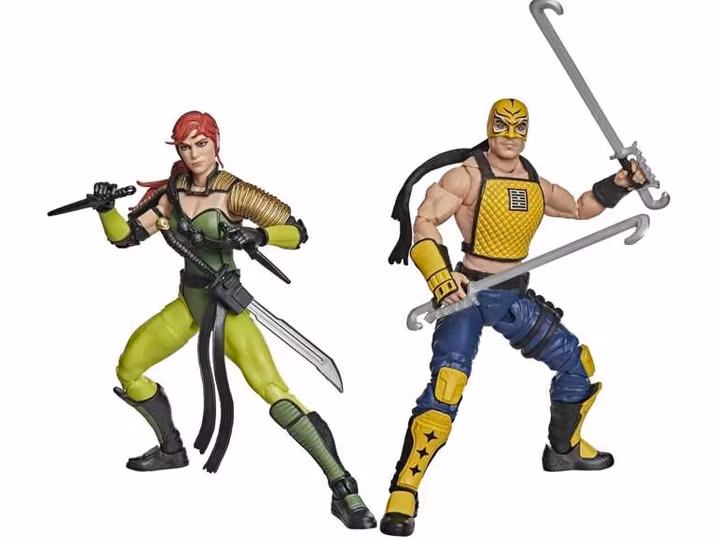 G.I. Joe Classified Series Action Figure 2-Pack #212 Ninja Force Scarlett & T'Jbang
