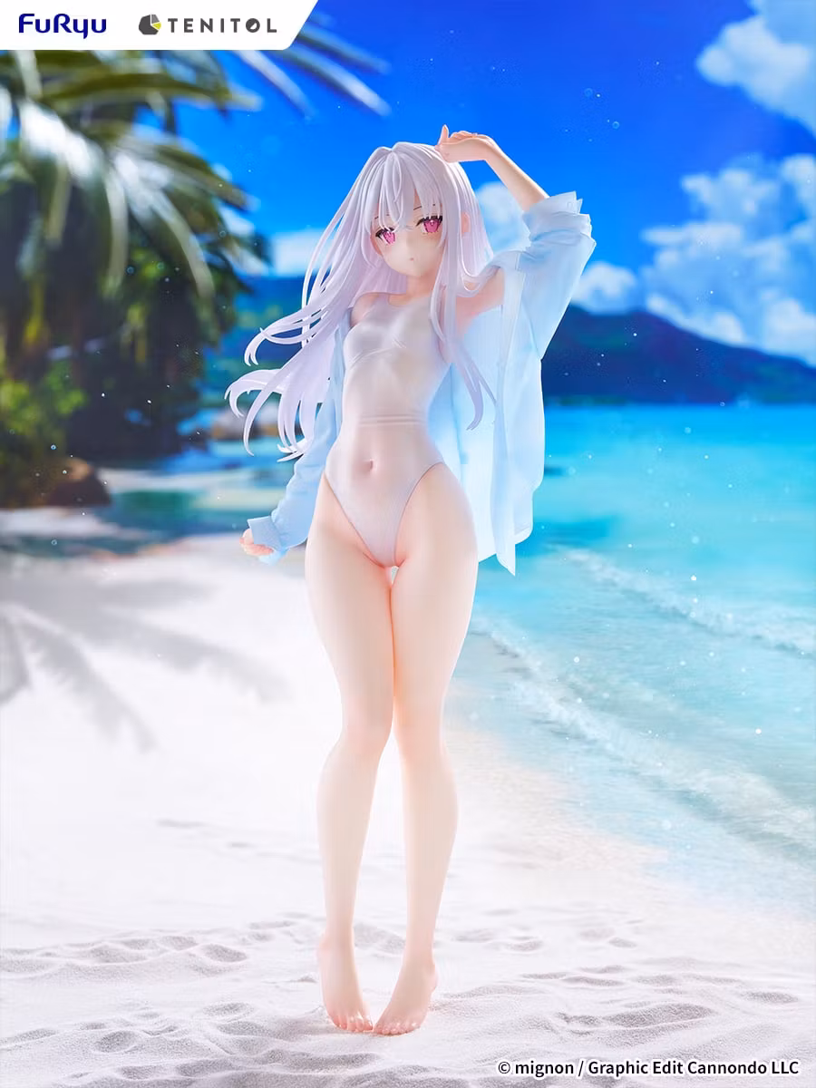 Mignon Works Tenitol Tall Shiro (Swimsuit Ver.) Figure