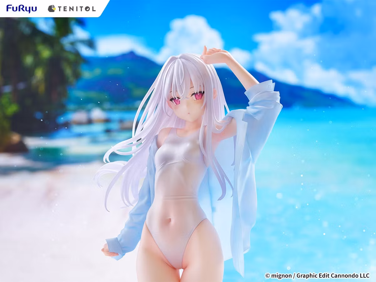 Mignon Works Tenitol Tall Shiro (Swimsuit Ver.) Figure