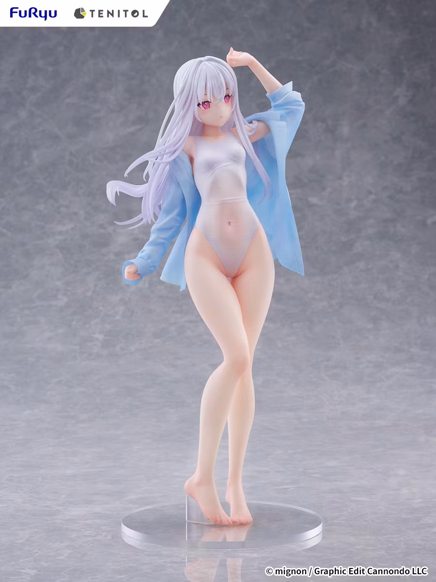 Mignon Works Tenitol Tall Shiro (Swimsuit Ver.) Figure