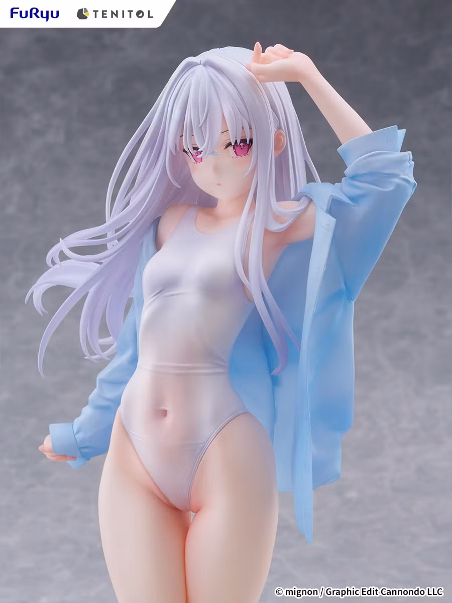 Mignon Works Tenitol Tall Shiro (Swimsuit Ver.) Figure