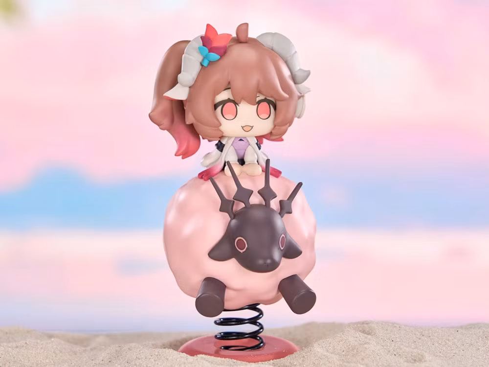 Arknights Happy Shake Eyjafjalla the Hvit Aska Springy Chibi Figure