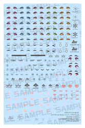 Megami Device M.S.G. Plastic Model Kit Yggdrasis Garm Ripper Avalanche Eye Decal Set