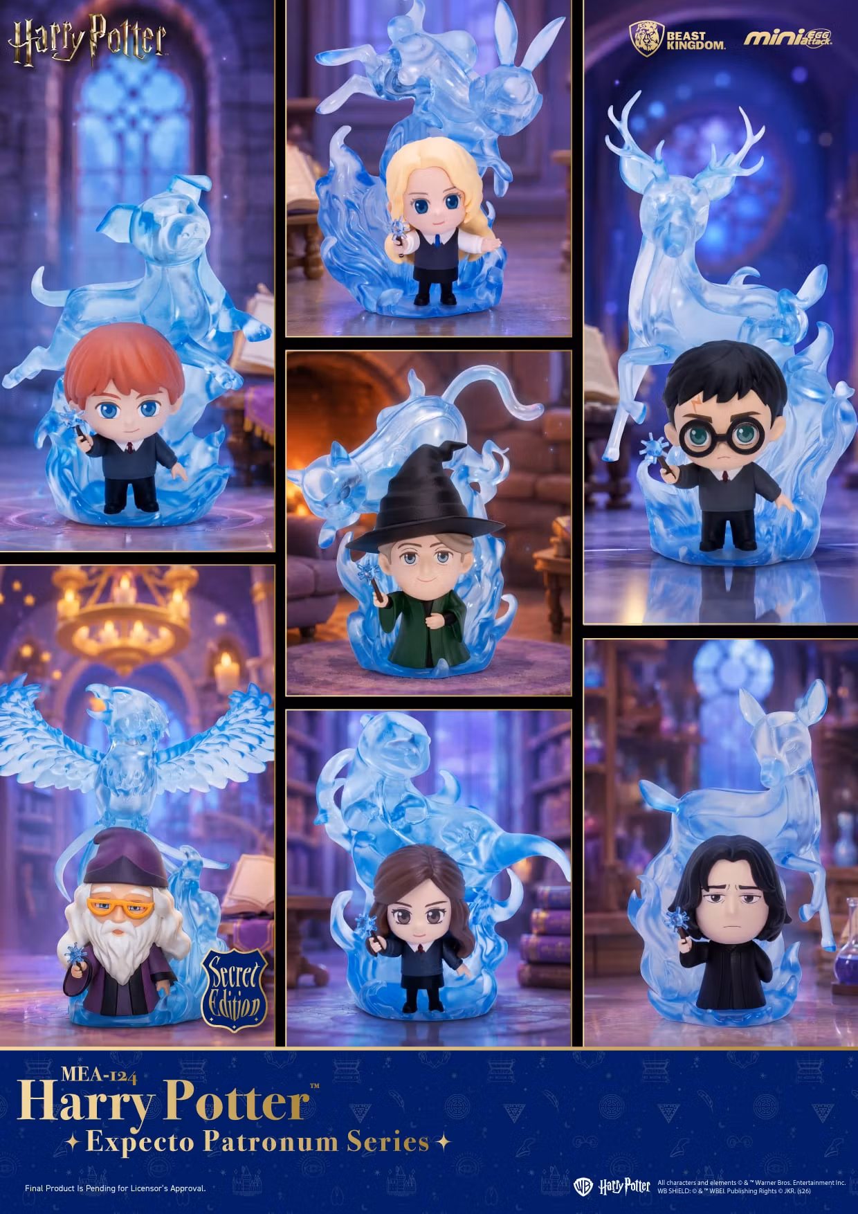 Harry Potter MEA-124 Expecto Patronum Series Box of 6 Random Figures