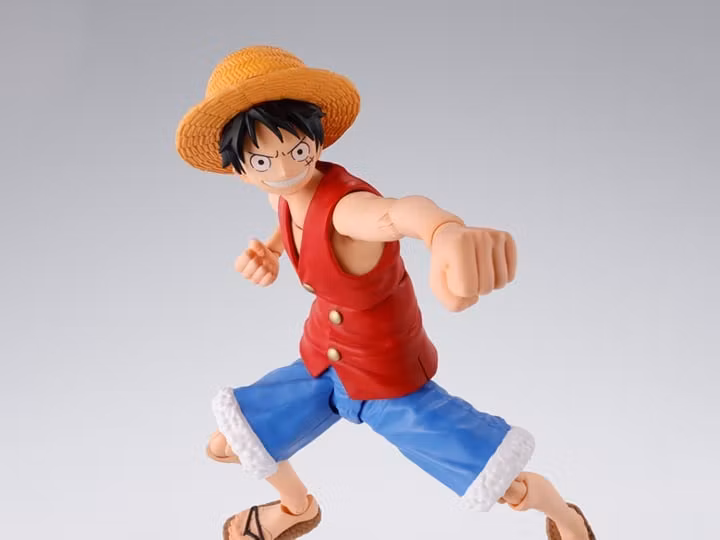 One Piece S.H.Figuarts Monkey D. Luffy (Romance Dawn) Action Figure (Rerelease)
