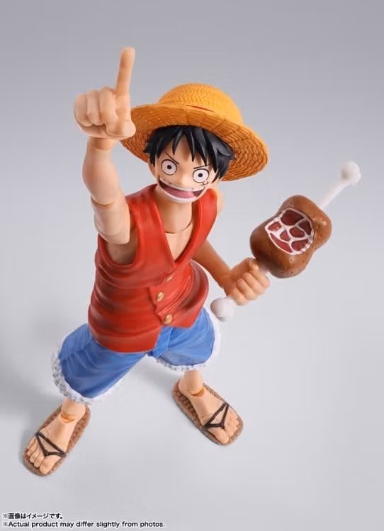 One Piece S.H.Figuarts Monkey D. Luffy (Romance Dawn) Action Figure (Rerelease)