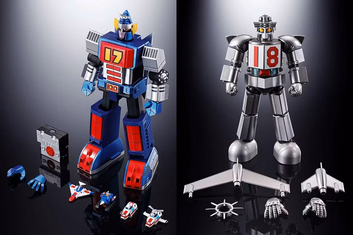 Daitetsujin 17 Soul of Chogokin GX-101S Daitetsujin 17 & Daitetsujin 18 Graviton Box Set