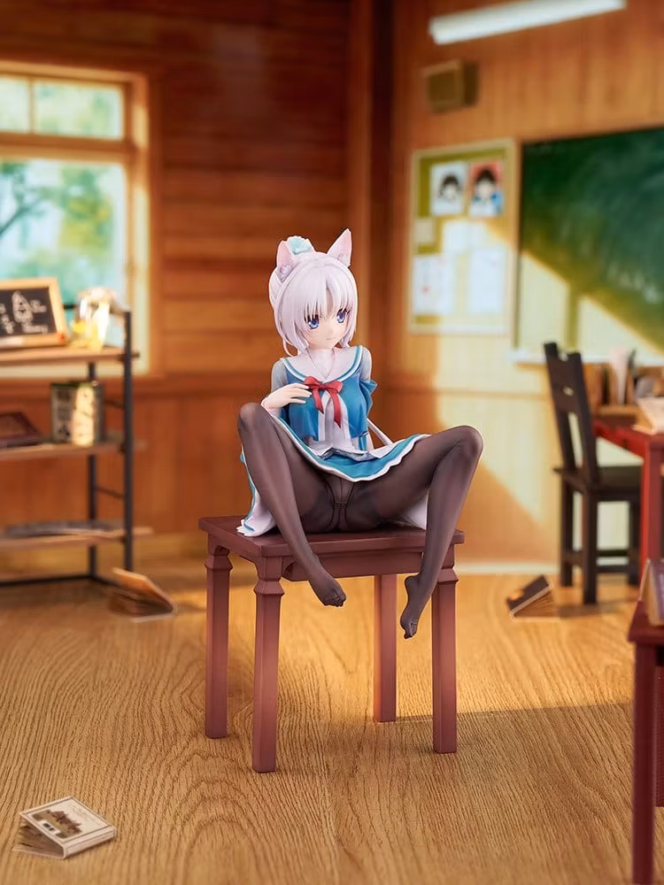 Senren Banka Yoshino Tomotake (Animal Ears School Uniform Ver.) 1/7 Scale Figure