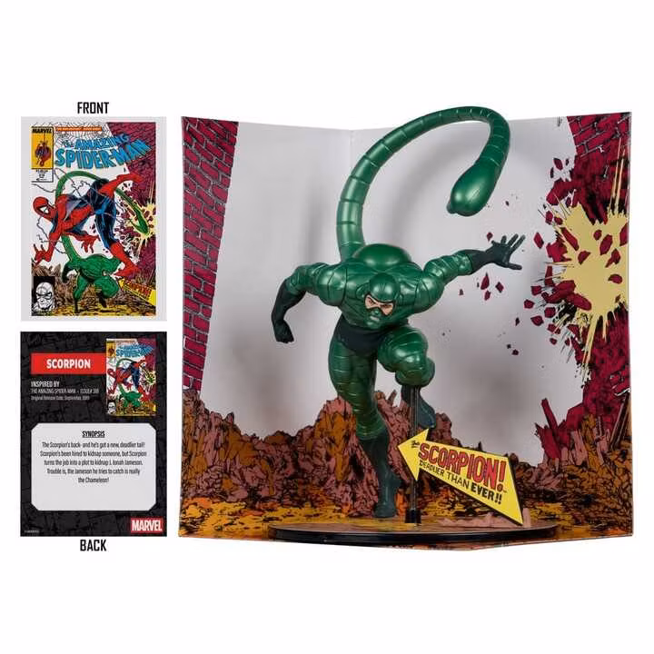 Marvel PVC Statue !/10 Scorpion (Metallic) (The Amazing Spider-Man #318) (Gold Label)