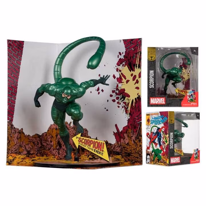 Marvel PVC Statue !/10 Scorpion (Metallic) (The Amazing Spider-Man #318) (Gold Label)