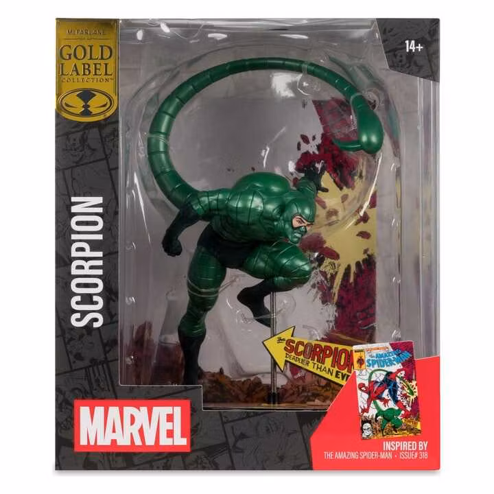 Marvel PVC Statue !/10 Scorpion (Metallic) (The Amazing Spider-Man #318) (Gold Label)