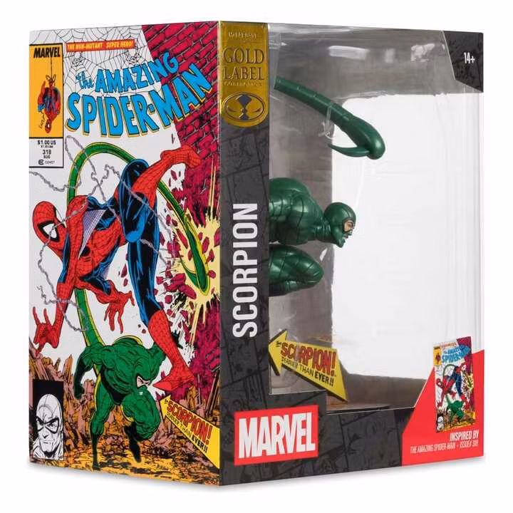 Marvel PVC Statue !/10 Scorpion (Metallic) (The Amazing Spider-Man #318) (Gold Label)