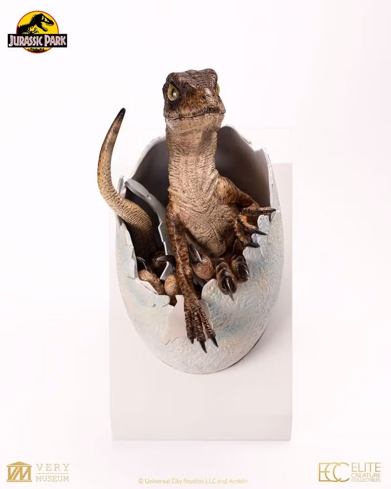 Jurassic Park Replica Bust Velociraptor Hatching Egg
