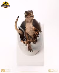 Jurassic Park Replica Bust Velociraptor Hatching Egg