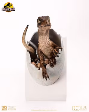Jurassic Park Replica Bust Velociraptor Hatching Egg
