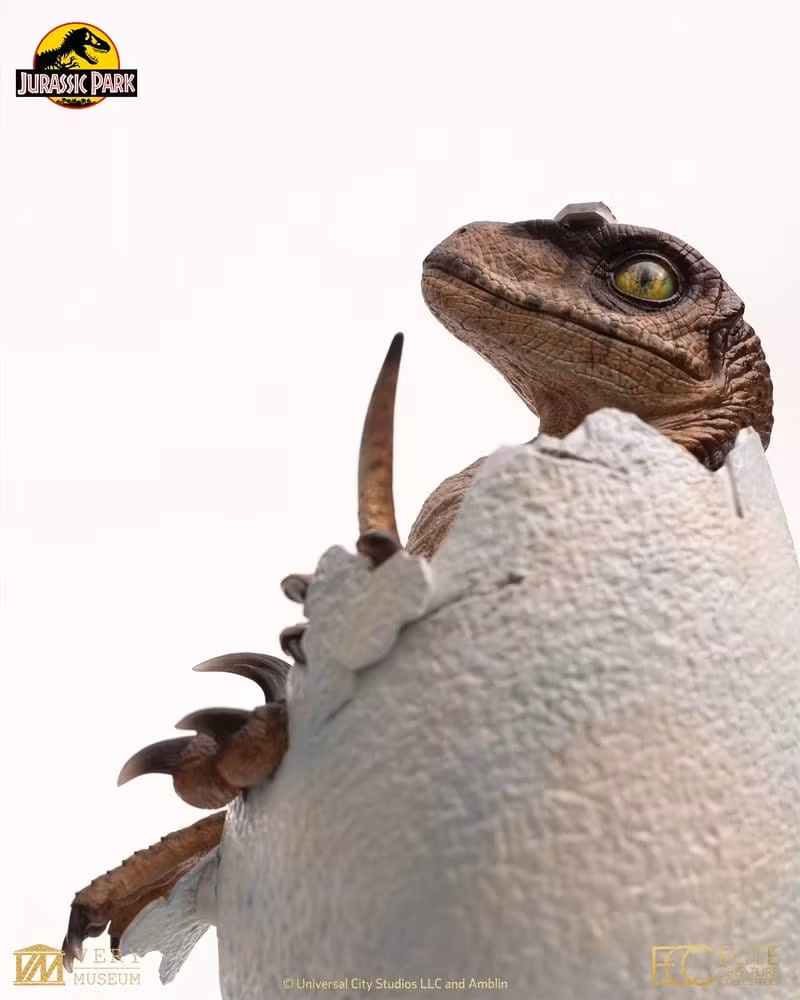 Jurassic Park Replica Bust Velociraptor Hatching Egg