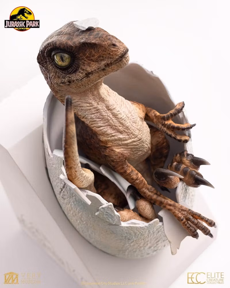 Jurassic Park Replica Bust Velociraptor Hatching Egg