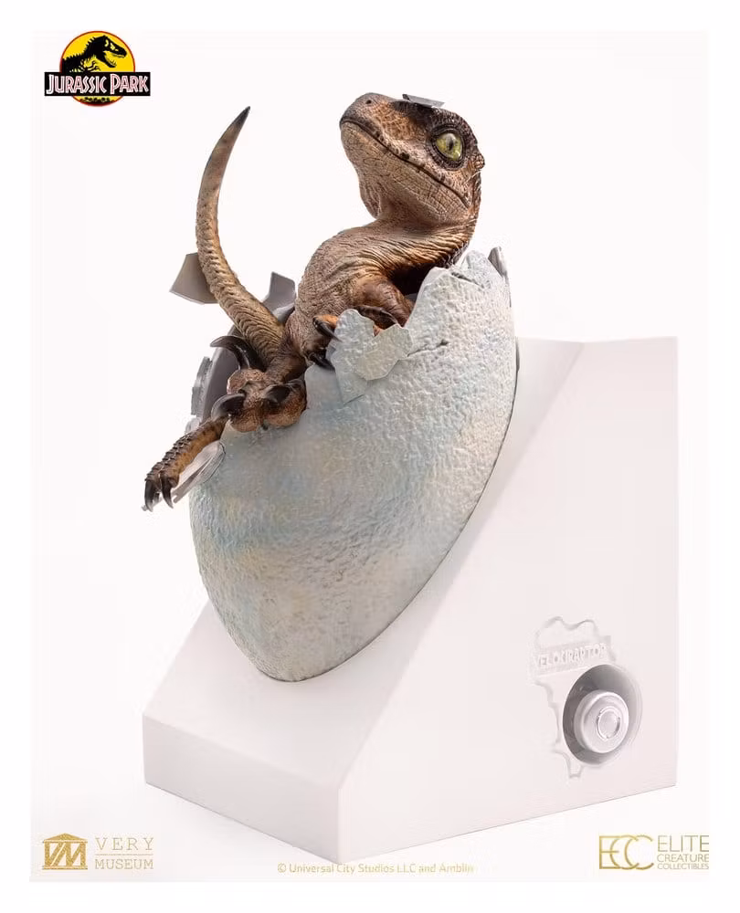 Jurassic Park Replica Bust Velociraptor Hatching Egg