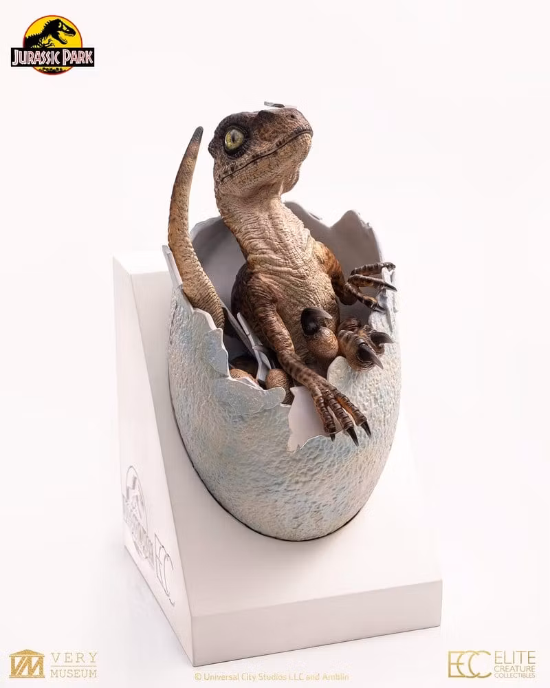 Jurassic Park Replica Bust Velociraptor Hatching Egg