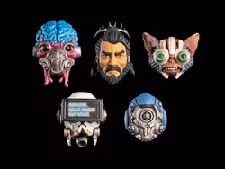 Cosmic Legions: Mortal Thorn Set of 5 Heads Pack