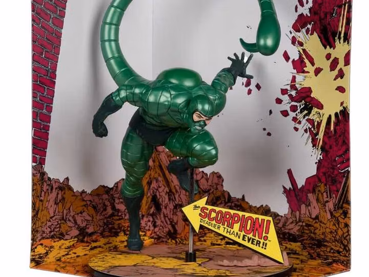 Marvel PVC Statue !/10 Scorpion (Metallic) (The Amazing Spider-Man #318) (Gold Label)