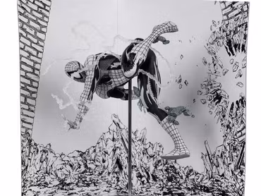 Marvel PVC Statue !/10 Spider-Man (Line Art) (The Amazing Spider-Man #318) (Gold Label)